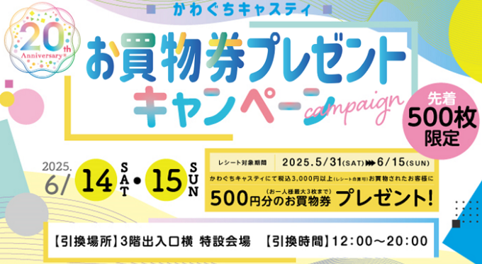 お買物券プレゼントキャンペーン