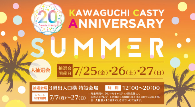 アニバーサリーサマー大抽選会